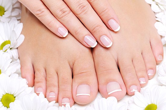 gel manicure and pedicure